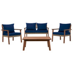SAFAVIEH Outdoor Living Reid 4-Piece Living Set - 53Wx29Dx33H